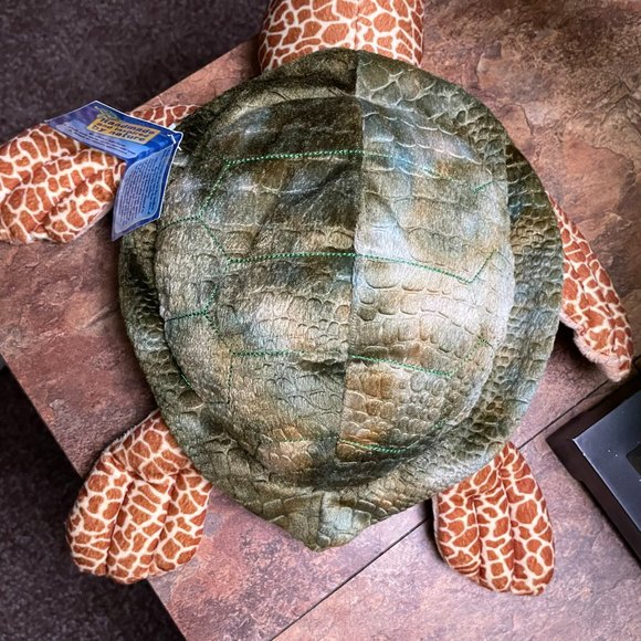 Petting Zoo Sea Turtle Stuffed Animal 15" Aquatic Ocean Realistic Plush 2013 - Picture 8 of 8
